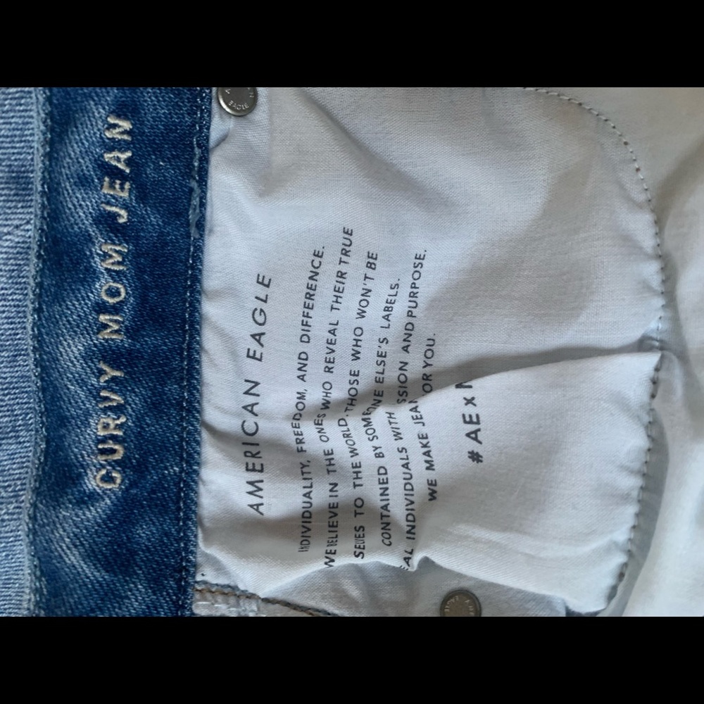 American Eagle curvy mom jeans size 10